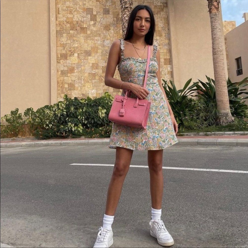 ZARA FLORAL PRINT DRESS